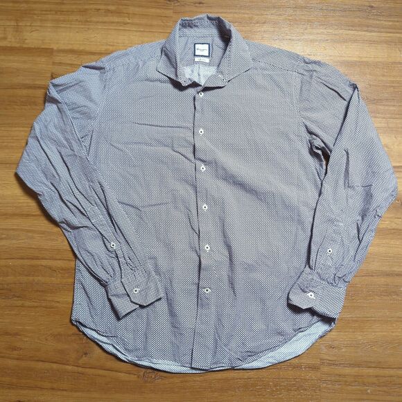 Camicissima Trendy Button Down Shirt Men's Size 40-15 3/4 Long Sleeve Italian - Picture 1 of 10